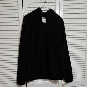 Old Navy Classic Black Half-Zip Sweater